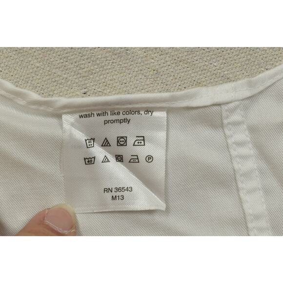 Men's Button Down Calvin Klein Size 16 32/33 Steel + White Slim Fit Non Iron - Picture 2 of 8